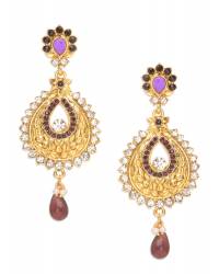 Buy Online Royal Bling Earring Jewelry Lavender Flourishing Earrings Jewellery RAE0077