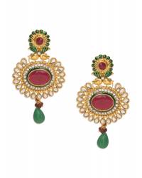 Buy Online Royal Bling Earring Jewelry Fuscia Pearly Beauteous Earrings Jewellery RAE0056