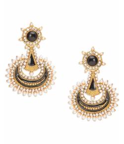 Stunning Black Beauty Pearlicious Earrings 