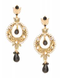 Buy Online Royal Bling Earring Jewelry Royal Golden Salmon Pendant Set Jewellery RAS0031
