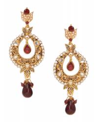 Buy Online Royal Bling Earring Jewelry Green Pearly Beauteous Earrings  Jewellery RAE0057