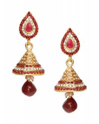 Buy Online Royal Bling Earring Jewelry Pearl Arounds Green Jhumki  Jewellery RAE0072