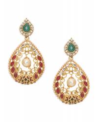 Buy Online Royal Bling Earring Jewelry Feather Frill Olive Earrings Jewellery RAE0074