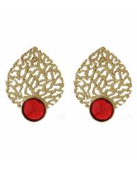 Buy Online Royal Bling Earring Jewelry Green-Pink Meenakari Peacock Jhumka Earrings for Women & Jewellery RAE2415