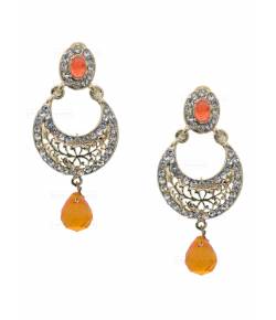 Tangerine Encrypt Gleam Earrings
