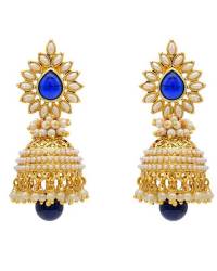 Buy Online Royal Bling Earring Jewelry Glamour Pearly Shadowy Glorious Jhumka Jewellery RAE0155