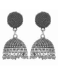 Buy Online Royal Bling Earring Jewelry Glittering Pearl Marsala 2 Layer Jhumki Jewellery RAE0193