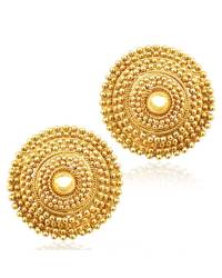 Buy Online Crunchy Fashion Earring Jewelry Handmade Yellow & Peach Beaded Earrings for Women & Jewellery CFE2276