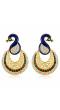 Glamorous Peacock Drop Earrings