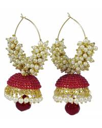 Buy Online Crunchy Fashion Earring Jewelry Blue Crystal Drop Metal Drops Jewellery CFE0839