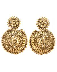 Buy Online Royal Bling Earring Jewelry Lotus Love Maroon Earings Jewellery RAE0136