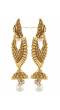Gold-Plated Ethnic Dangler Jhumki Style Earrings  RAE0244