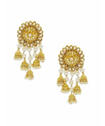 Tassels with Dome-Shaped Jhumki 