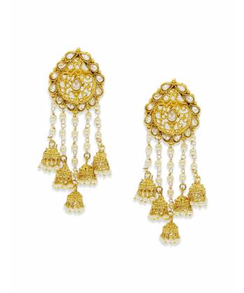 Bahubali Style Jhumka Earrings