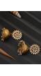 Gold Plated Jhumki Earrings For women