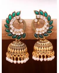 Buy Online Crunchy Fashion Earring Jewelry Stunning Golden Ring Jewellery CFR0277