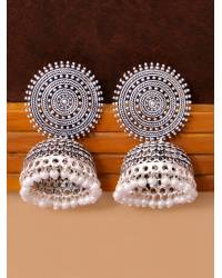 Buy Online Crunchy Fashion Earring Jewelry Pearls & Crystal Flower Pendant Necklace Jewellery CFN0630