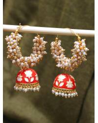 Buy Online Royal Bling Earring Jewelry Oxidised Gold Plated  Skyblue Earrings  Jewellery RAE0405
