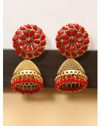 Buy Online Crunchy Fashion Earring Jewelry Oxidised Gold Plated Jhumki Earrings  Jhumki RAE0460