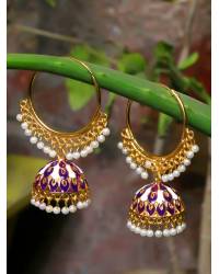 Buy Online Crunchy Fashion Earring Jewelry Red & White Crystal Drop Earrings  Jewellery CMB0127