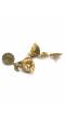 Oxidised Gold Plated Jhumki Earrings 