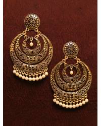 Buy Online Royal Bling Earring Jewelry Paradiso Glitz Collection AAA Cubic Zirconia Golden AD Rings  Jewellery CFR0330