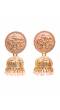 Traditional Gold Plated Peach Pearls Jhumka Jhumki Earrings 