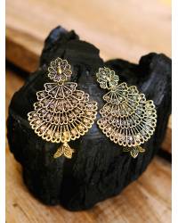 Buy Online Royal Bling Earring Jewelry Crunchy Fashion Gold-Plated Indian Choker White Pearl & Kundan Green Jewellery Set RAS0465 Jewellery RAS0465