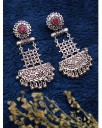 Buy Online Royal Bling Earring Jewelry Oxidized German Silver Layer Jhumka Earrings RAE0668 Jewellery RAE0668