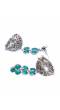 Oxidized german Silver Plated Jhumka Jhumki Earrings.RAE0519