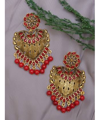 Traditional Gold Plated Earring RAE0547 
