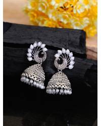 Buy Online Crunchy Fashion Earring Jewelry Crunchy Fashion Black Bomb Drops & Danglers Earrings CFE1845 Drops & Danglers CFE1845