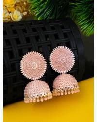 Buy Online Crunchy Fashion Earring Jewelry Oxidised German Silver  Pink  Temple Jewellery Set CFS0354  CFS0354