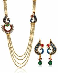 Buy Online Crunchy Fashion Earring Jewelry Classic  Peacock Pendant Bracelet Combo Set for girls Jewellery CFS0162
