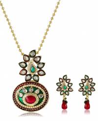 Buy Online Royal Bling Earring Jewelry Royal Bling Baroque Florid Embellished Royal Earrings for women Jewellery RAE0088