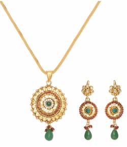 Royal Bling Beautify Red Green Glorious Jewel Set for Women