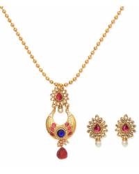 Buy Online Royal Bling Earring Jewelry Ruby Lush Pearly Earrings Jewellery RAE0039