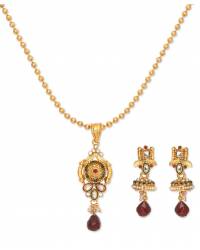 Buy Online Crunchy Fashion Earring Jewelry Orchid Crystal Pendant Set Jewellery CFS0158