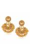 Crunchy Fashion Gold Plated Traditional Necklace Jewellery Set with Earrings