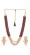 Red & Green Pearls Kundan Raani Haar