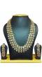 Kundan Faux Pearl Long Jewellery Necklace Set