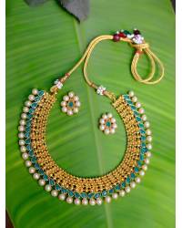 Buy Online Crunchy Fashion Earring Jewelry Mirror Work Long Oxidised Jewellery Set Jewellery Sets CFS0463