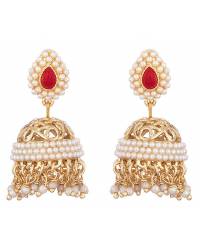Buy Online Royal Bling Earring Jewelry Golden Grace Traditional Jhumki Jewellery RBE0007