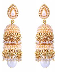 Buy Online Royal Bling Earring Jewelry Glamour Pearly Glorious  Marsala Jhumka Jewellery RAE0152
