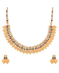 Buy Online Crunchy Fashion Earring Jewelry Peacock Neck piece Jewellery CFN0019