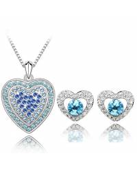 Buy Online Crunchy Fashion Earring Jewelry Pearl  Multi Layer Necklace Bracelet Earrings Set for Women Jewellery CFS0233