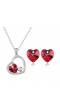 Valentine Special Hearts to Heart Pendant Set