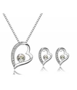 Valentine Special Links to Heart pendant Set