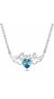 Angle Wing Love Pendent Set