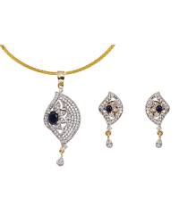Buy Online Crunchy Fashion Earring Jewelry Traditional Indian Kundan Gold-Plated Multi color Jewellery Set with Earrings  RAS0284 Jewellery Sets RAS0284